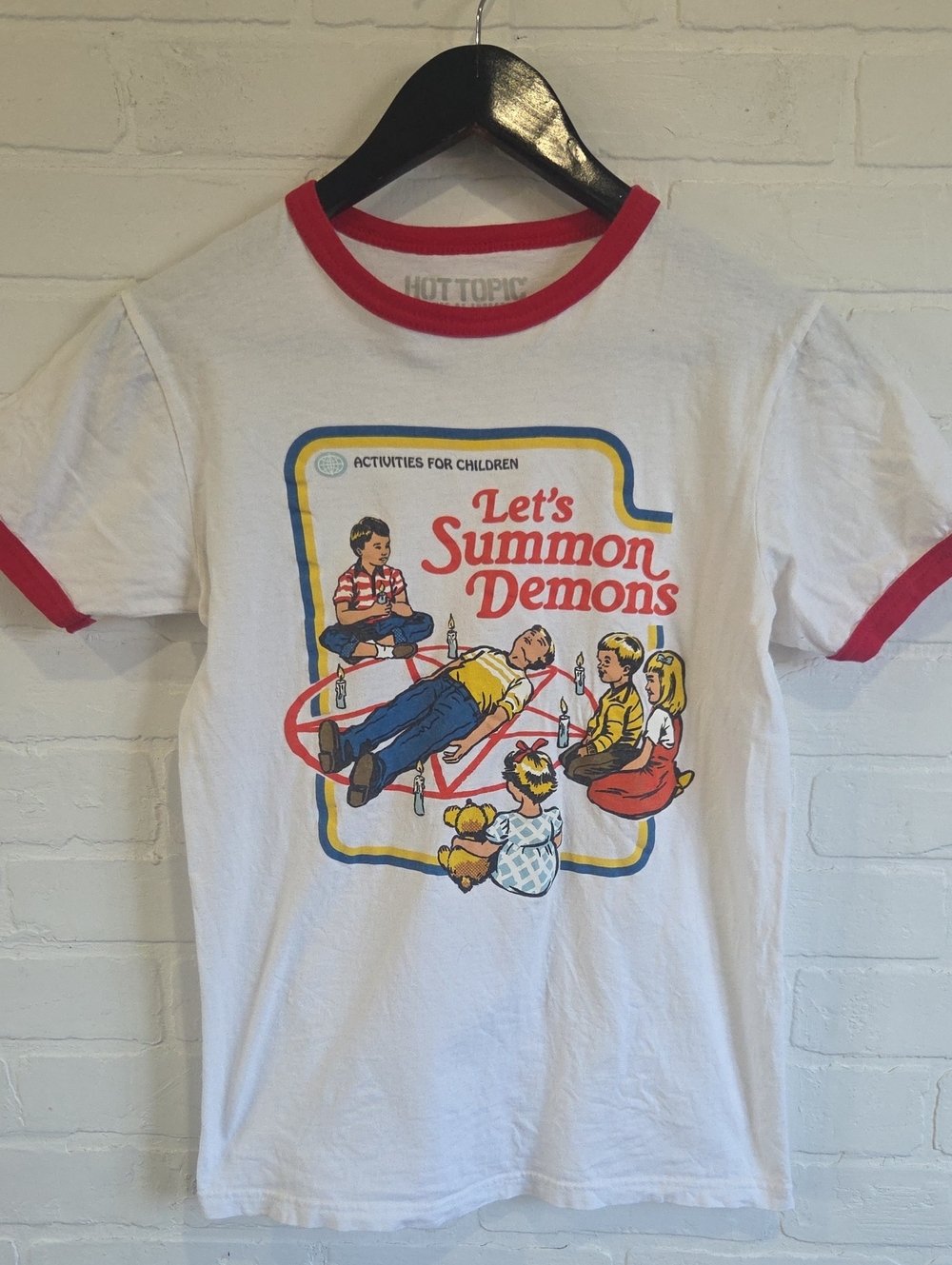 Hot Topic X Steven Rhodes Ringer Tee